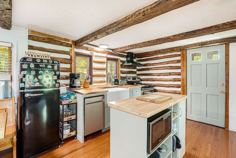 Fully stocked kitchen