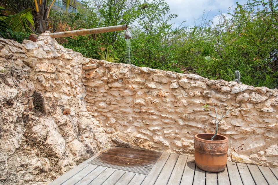 Outside shower