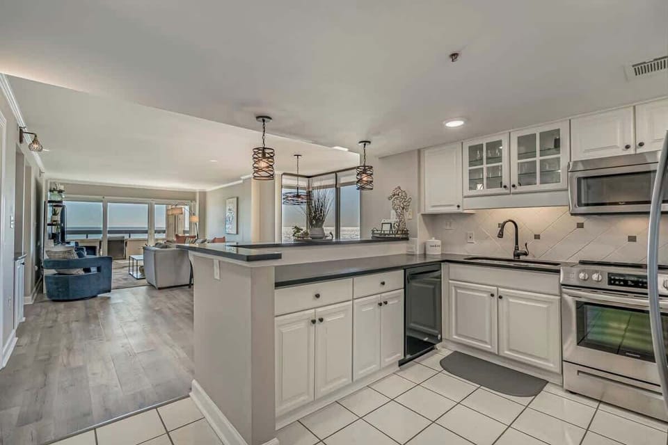 Updated Kitchen with ocean views