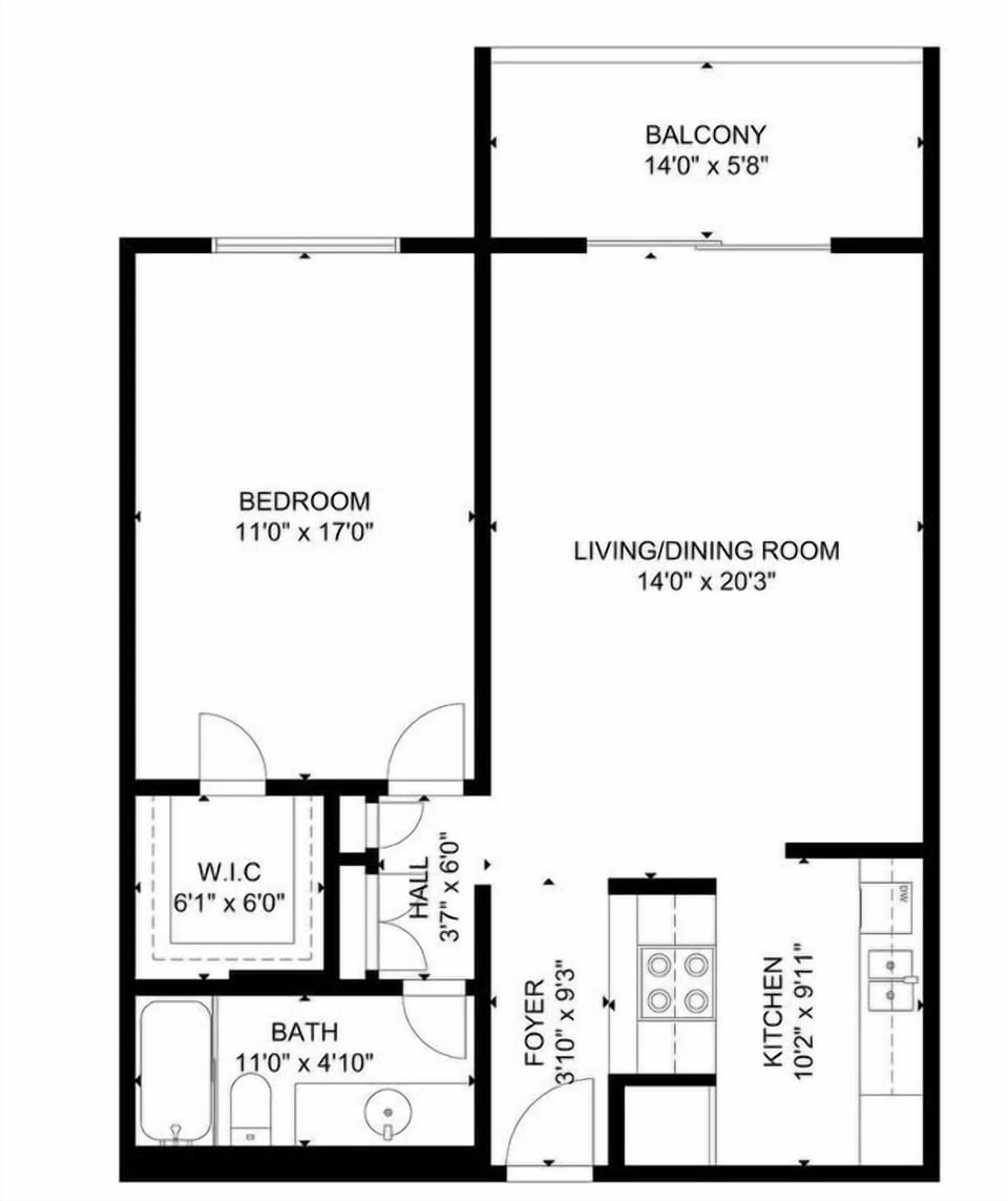 Spacious, comfortable layout (note: walk-in closet won’t be available to guests)