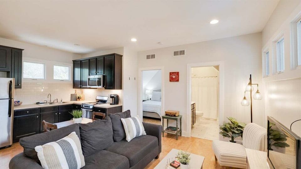 A connected space with thoughtful flow and inviting design.