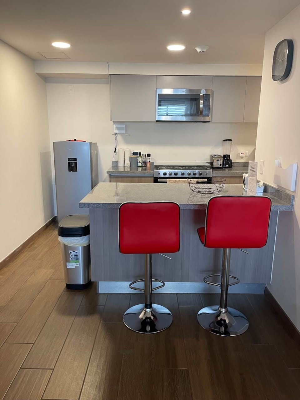 Vista a la cocina