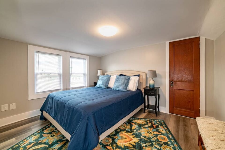 Queen sized bed