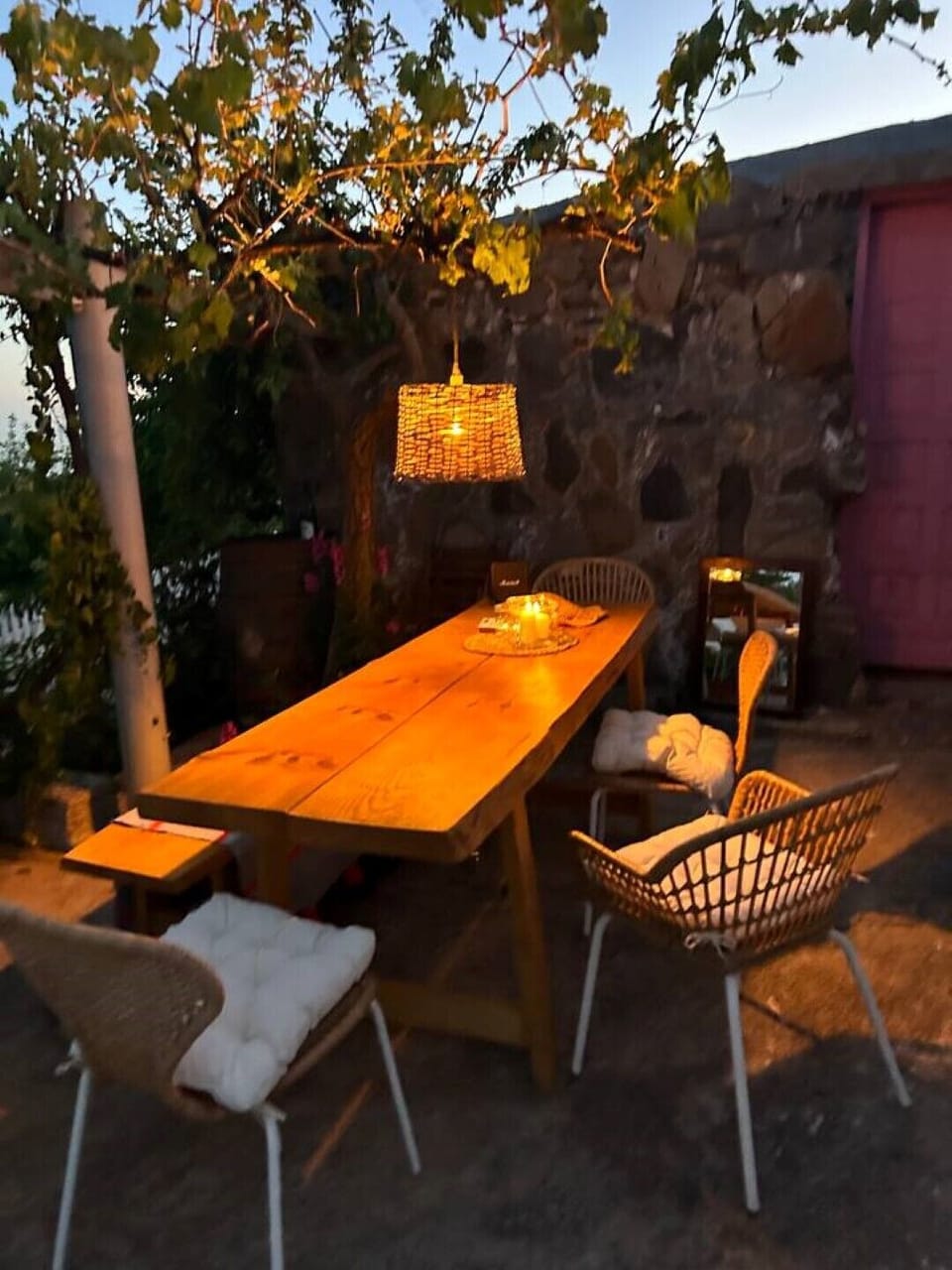 Outdoor dining