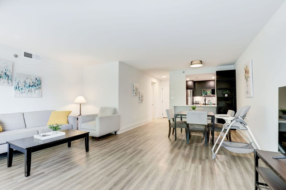 Open-plan living area