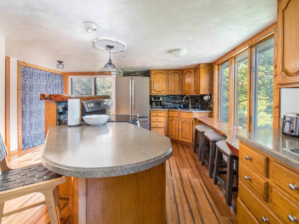 Fully-stocked kitchen
