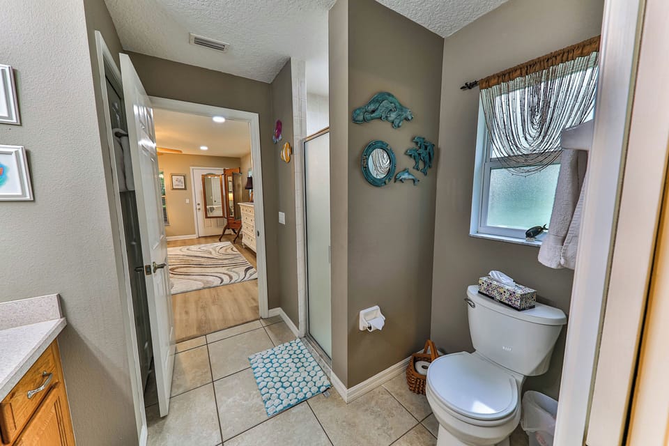 Walk in shower