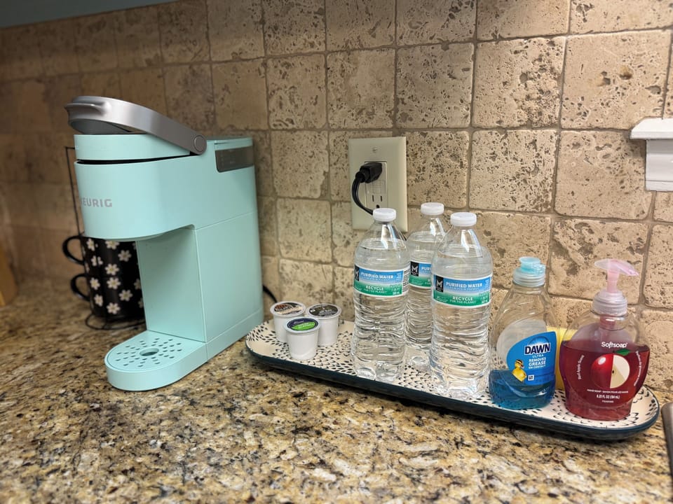 Keurig and pods provided
