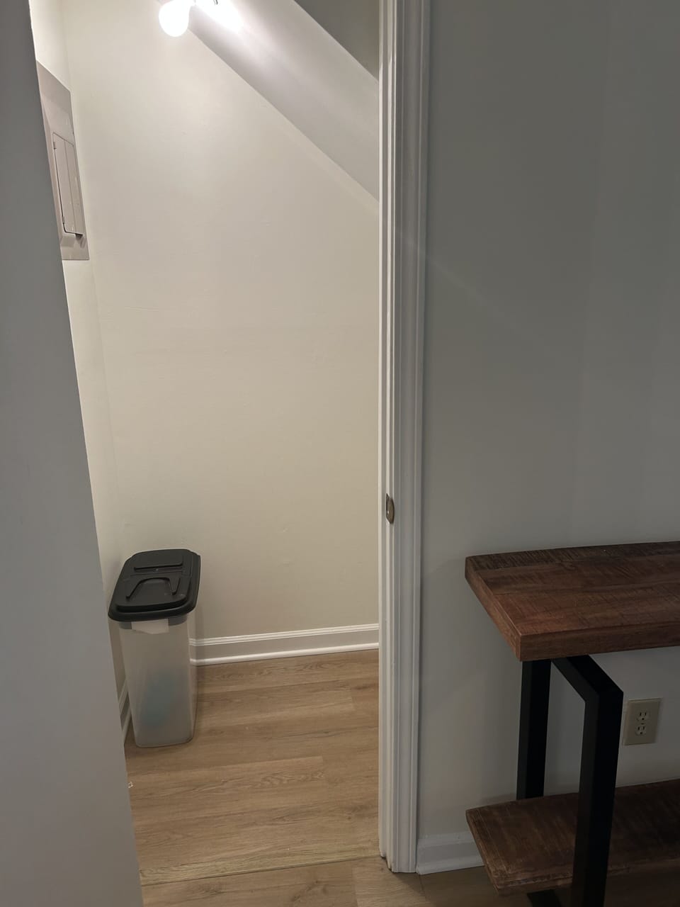 Under stairs storage