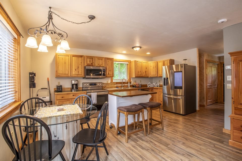 Great space for food preparations 