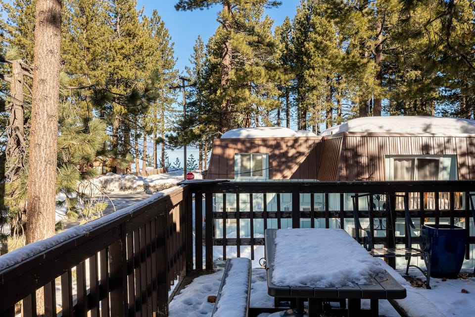 Tahoe Deck has great views of the lake