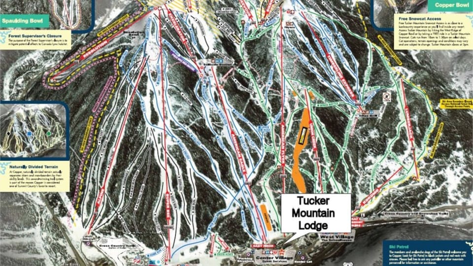 Copper Mountain Trail Map