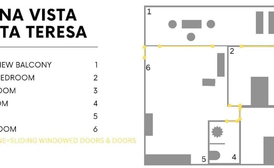 Room layout for this unit