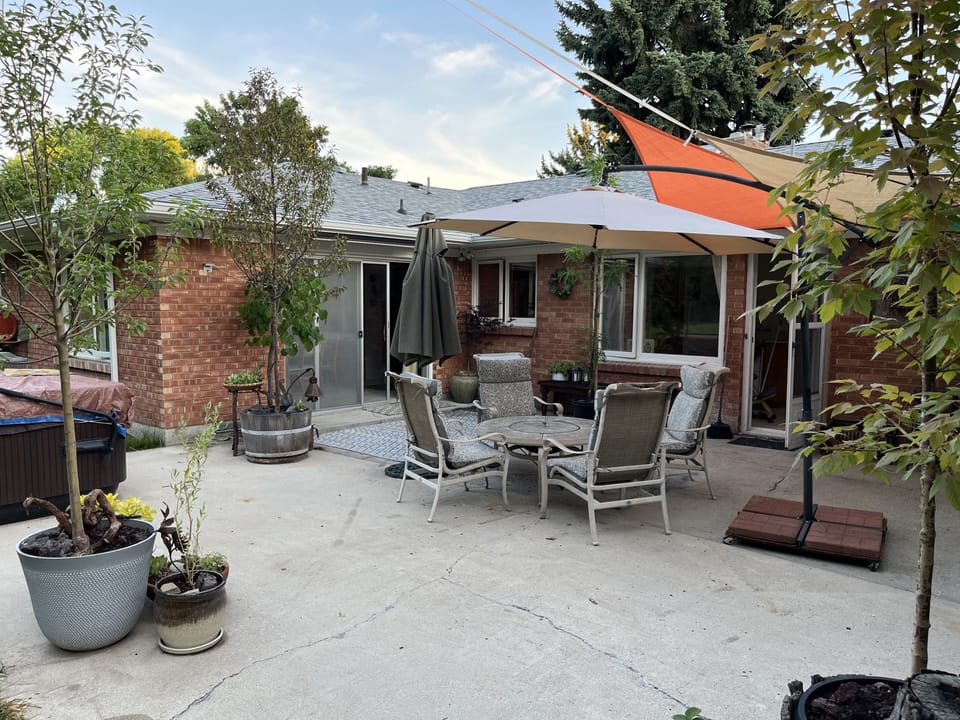 Private patio