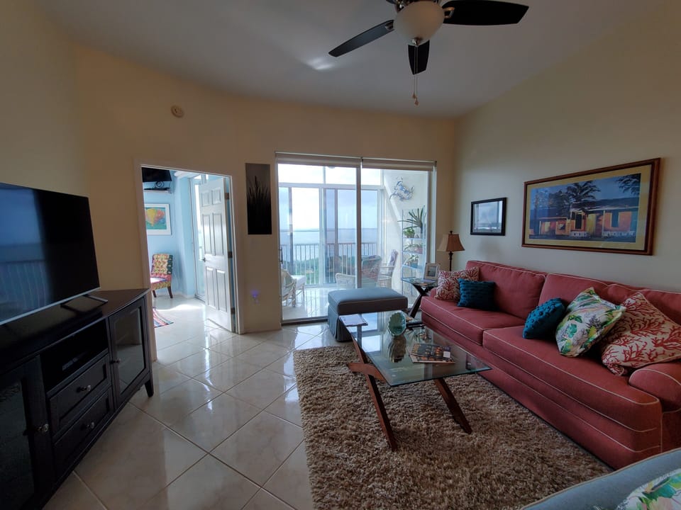 Living Room with water views