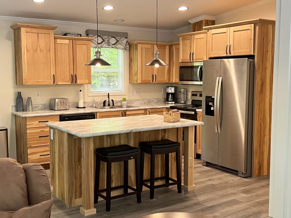 Beautiful, spacious, and very well stocked kitchen