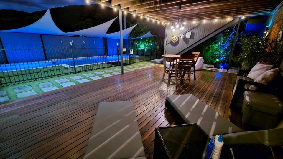 Lower Deck overlooking pool