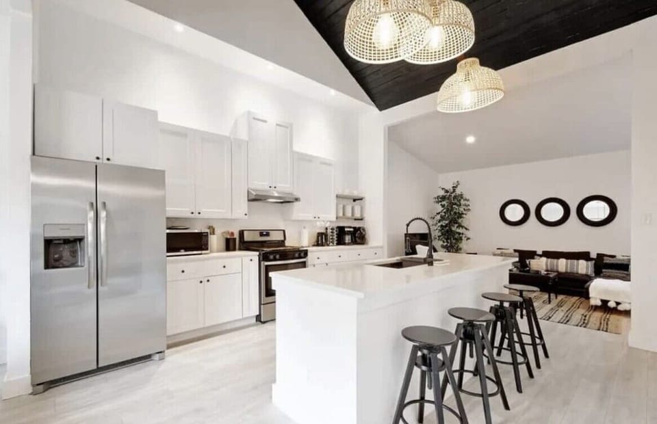 Open concept kitchen