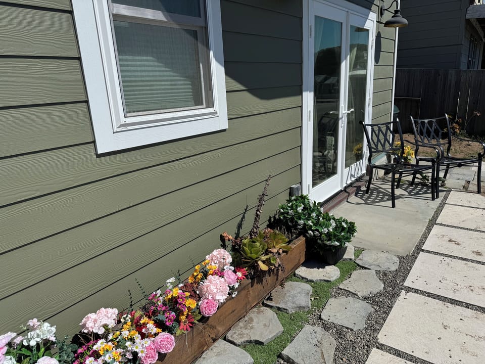 Outdoor seating area