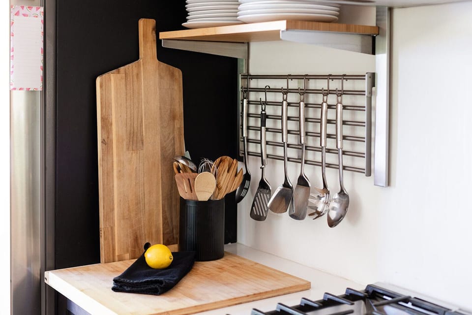 We have all the utensils you need to cook a wonderful meal at the home