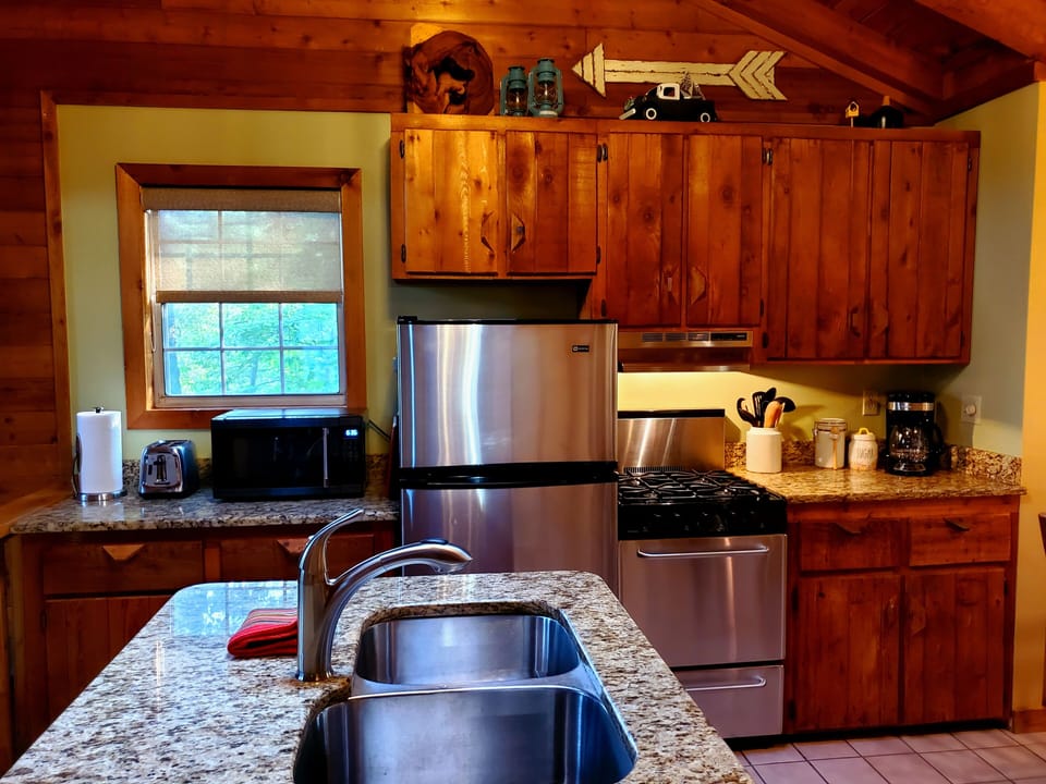 Fully stocked kitchen