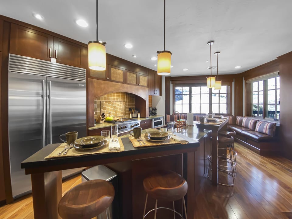 Kitchen Island with Breakfast Bar