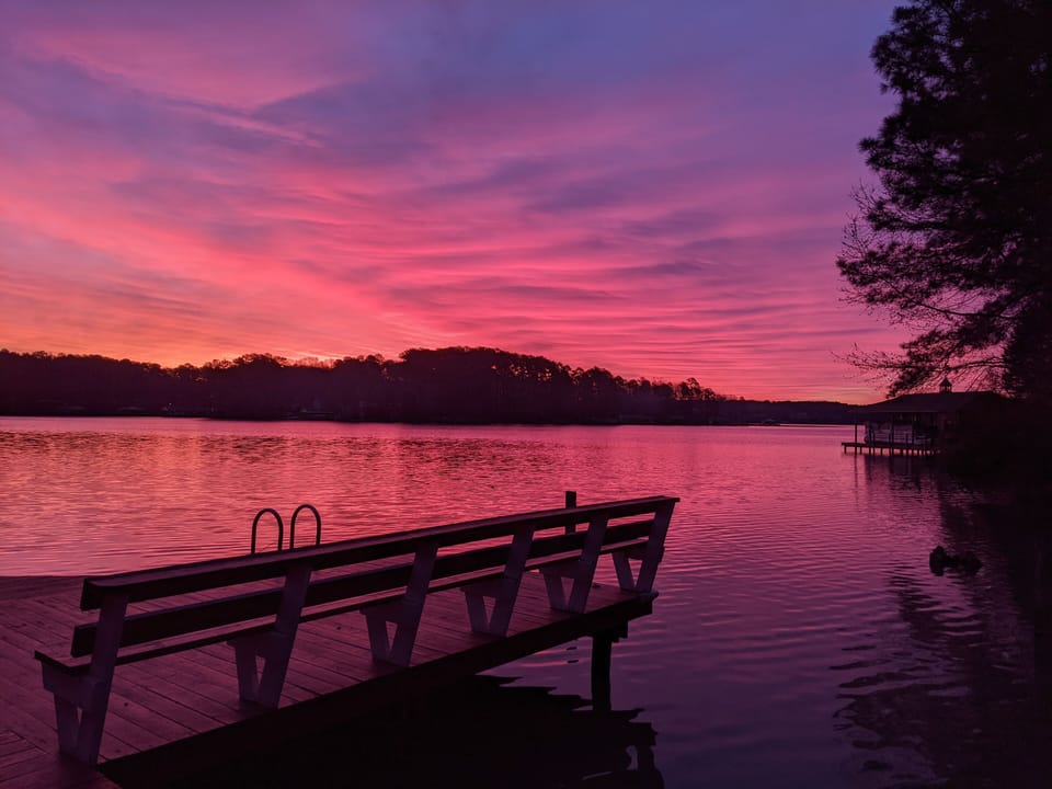 Yet another amazing sunset.