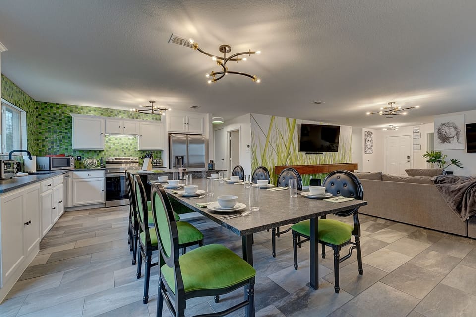 Everyone is always in the action with our open concept