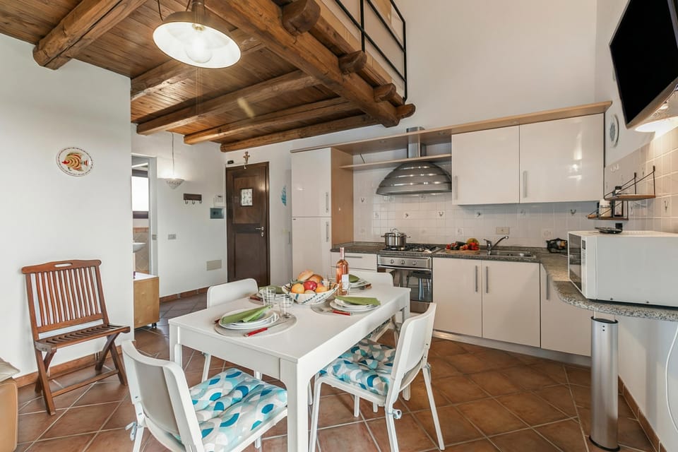 Kitchen and dining area