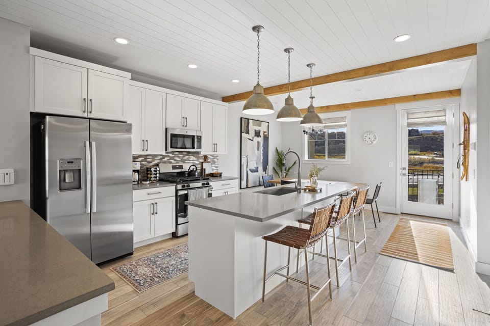 Kitchen - Fully Stocked + Gas Range