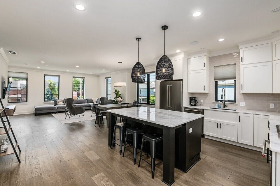 2nd floor kitchen/dining/living room