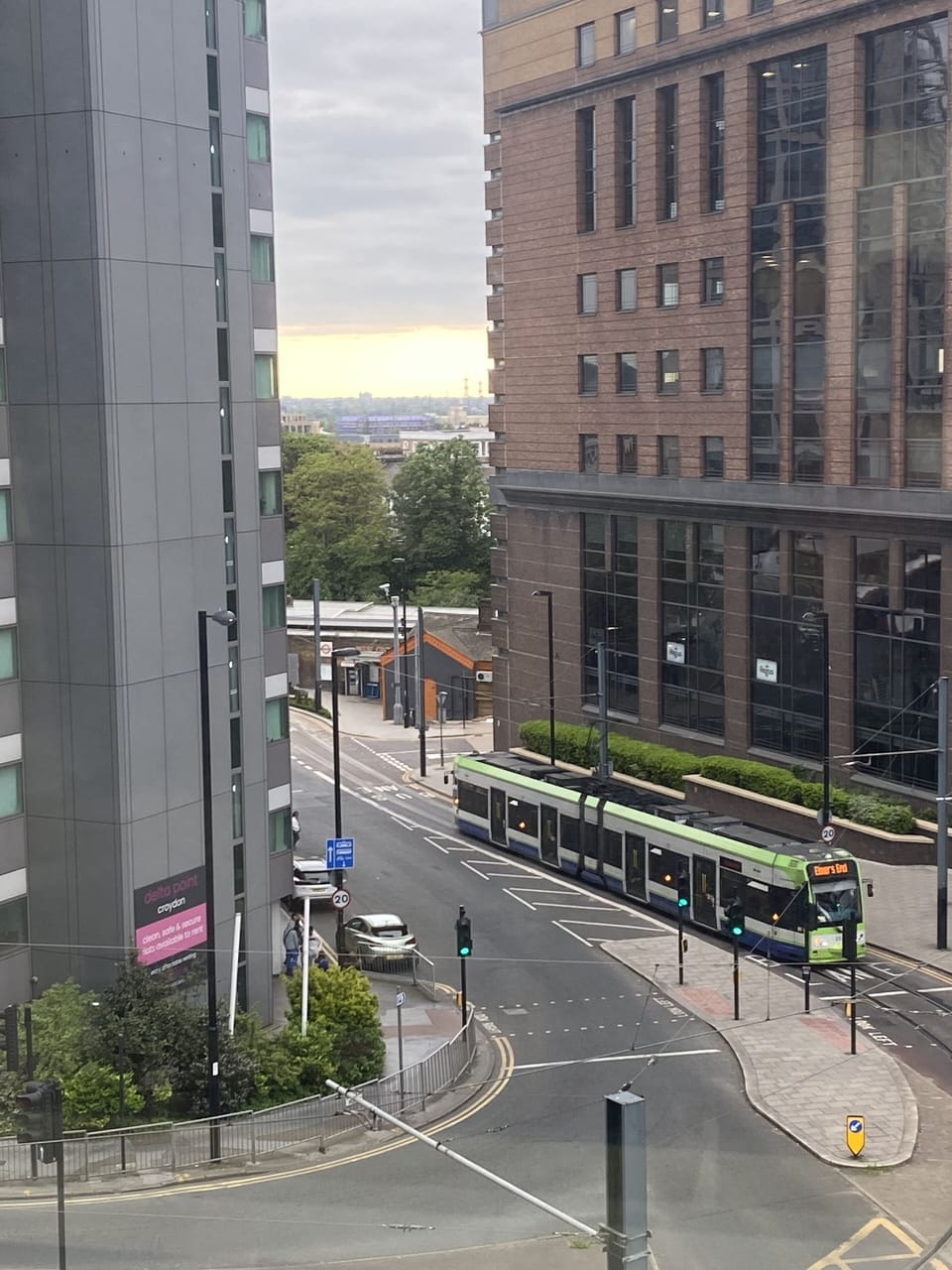City views with London’s only Tram Network.