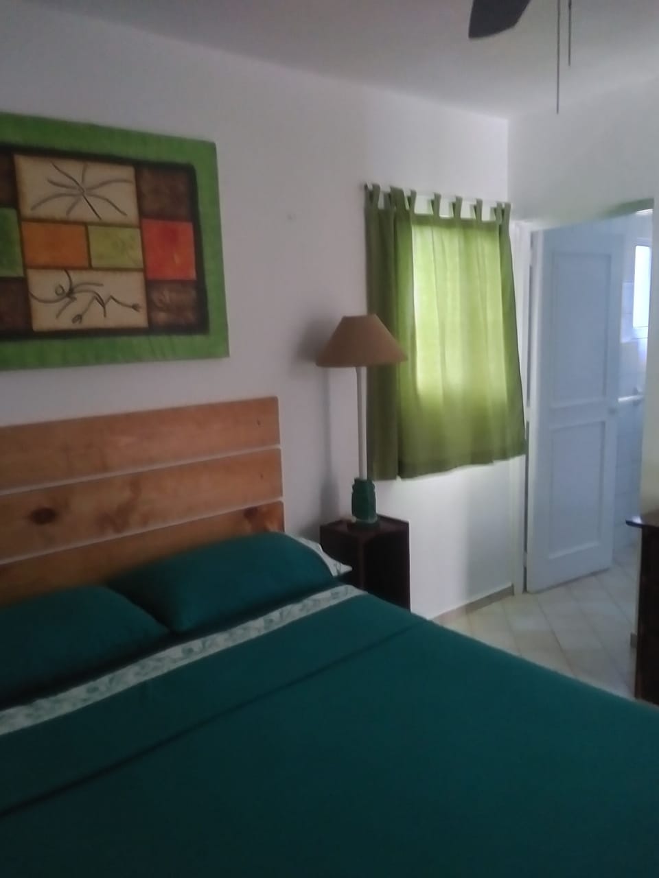 Bedroom with attached bathroom