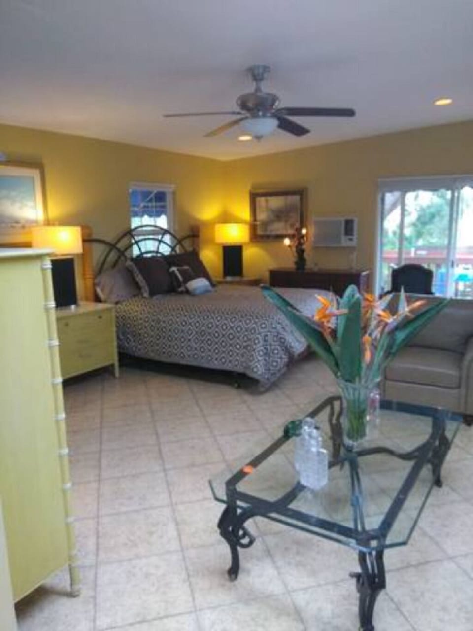 Portion of living room into bedroom