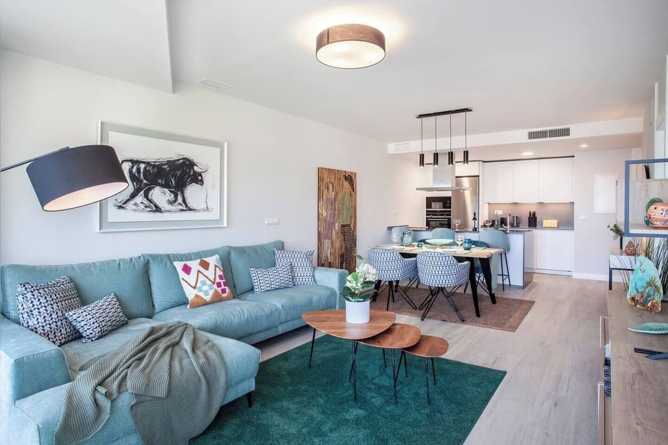 Cocina, comedor y salón