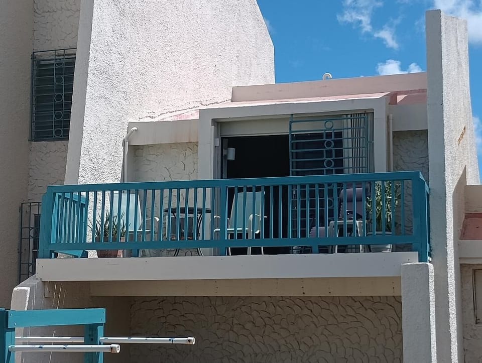 Private balcony from beach side