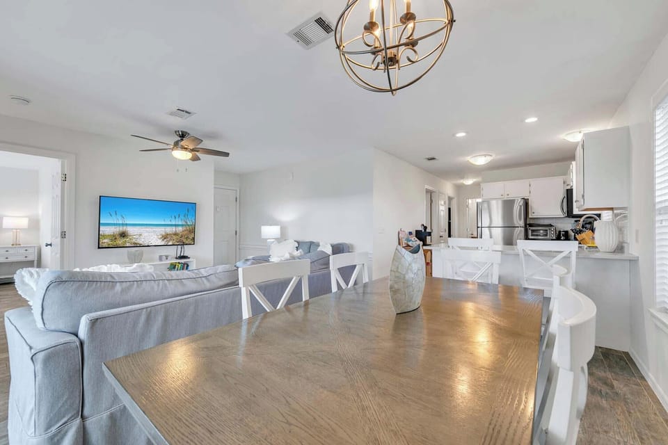 Dining and living area