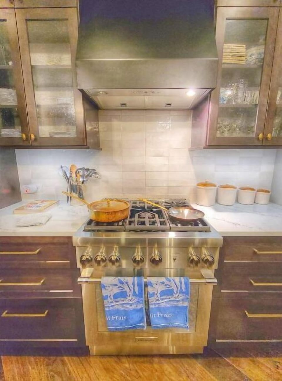 Thermador appliances throughout the home 