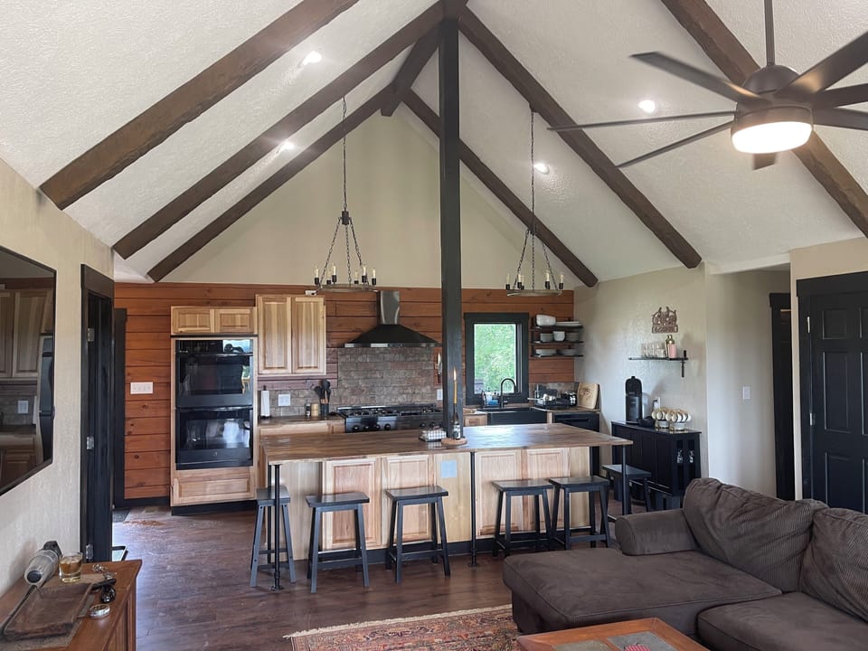 spacious great room to relax with your people