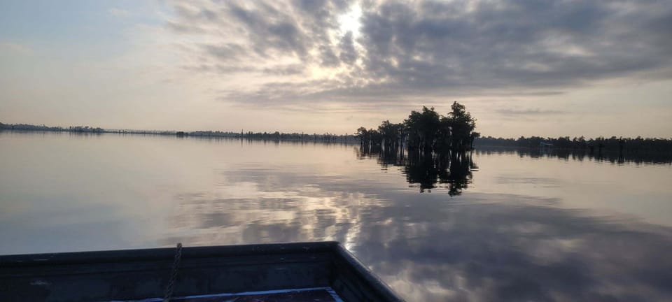 View from the boat on Deer Point Lake