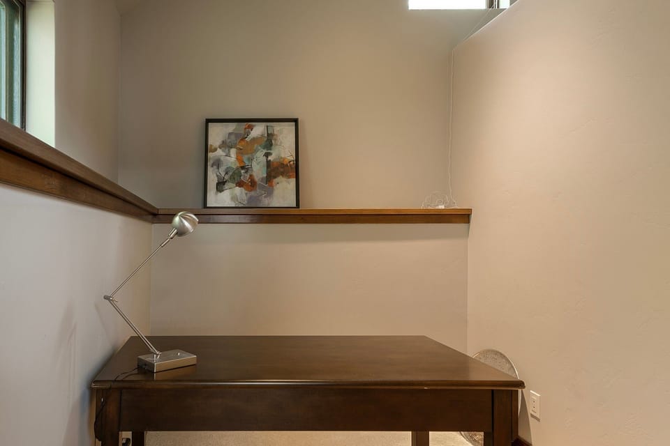 Dedicated work space available located in Master Bedroom 2