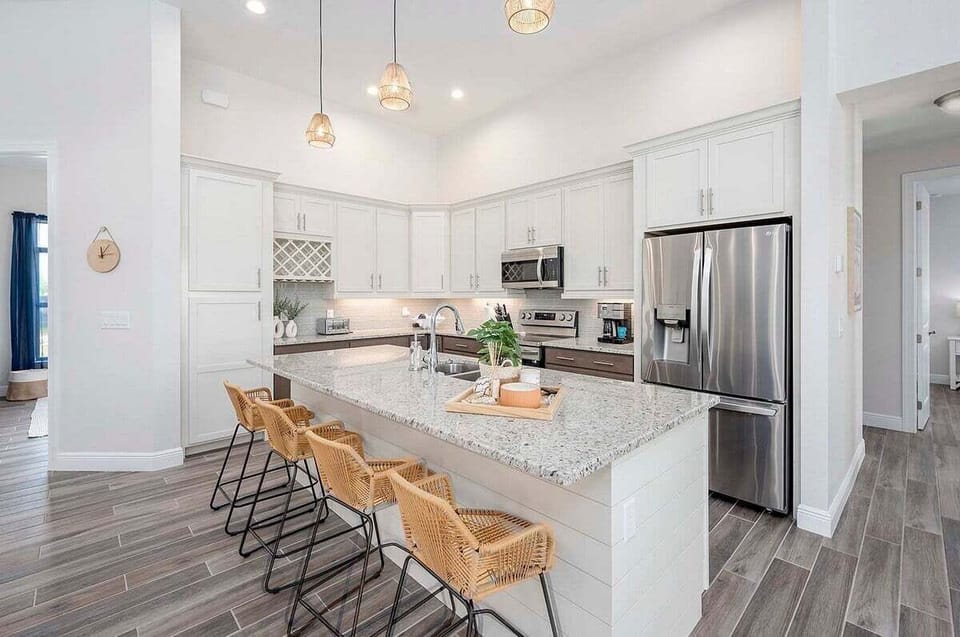 Large Kitchen Island great for Cooking and Entertaining the Family