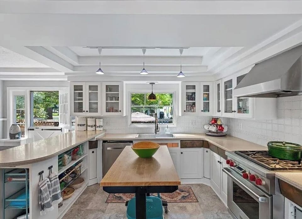 Gorgeous kitchen with high-end appliances