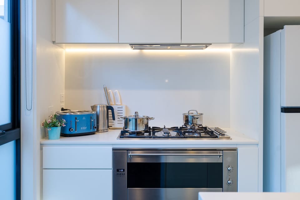 Fully equipped kitchen perfect for meal preparation and cooking