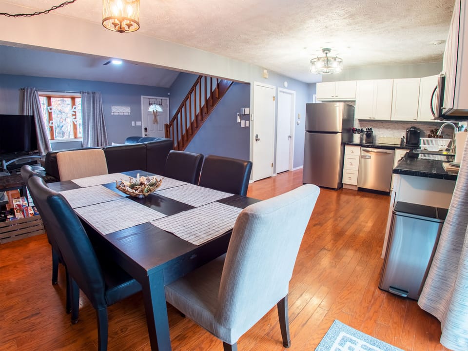 Dining area w seating for 10 & kitchen w all the tools to cook a delicious meal