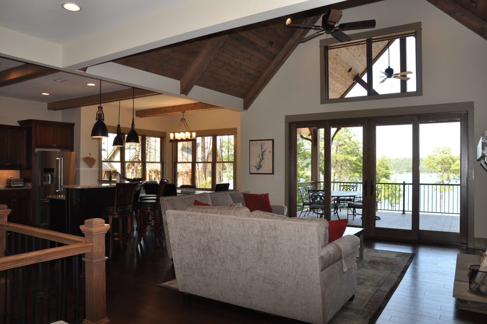 Spacious open living area