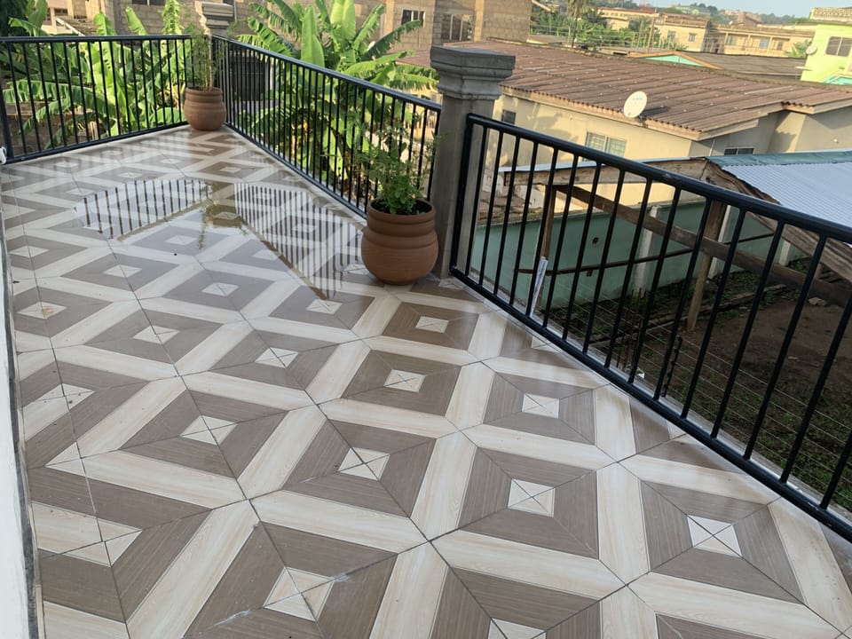 Patio for fresh air relaxation 