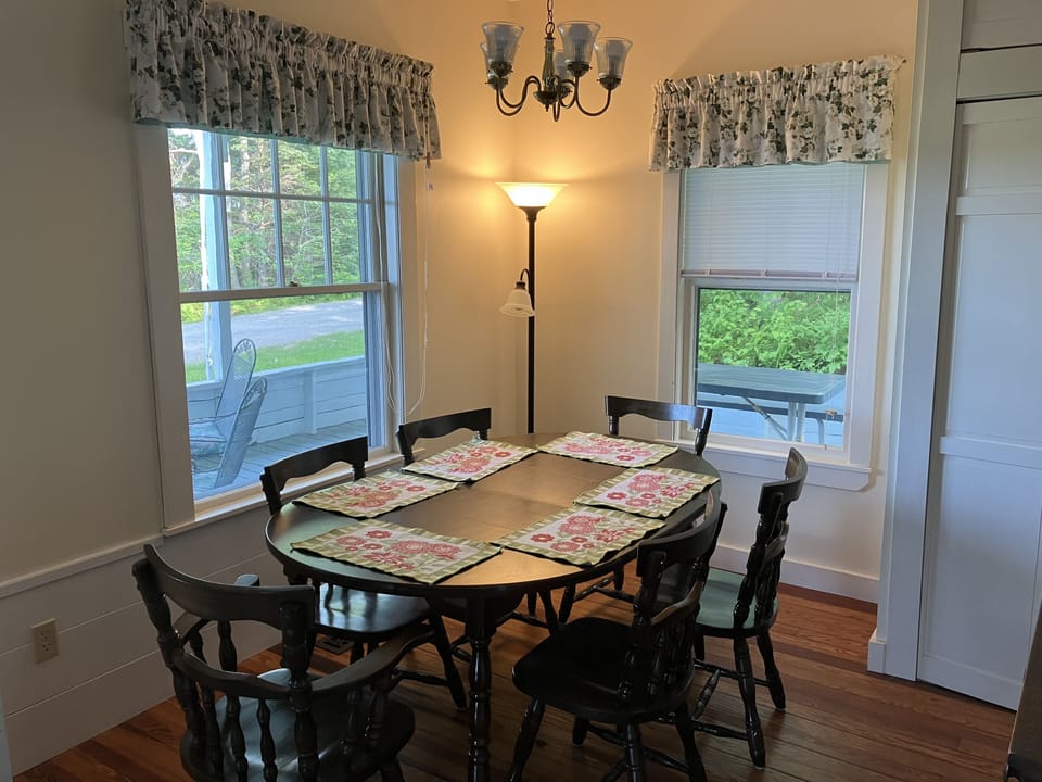 Another view of the dining area.  