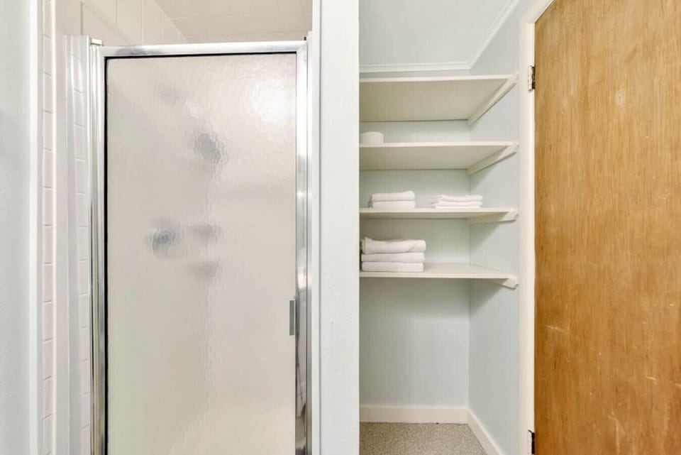 Favorite part of the day is shower time.