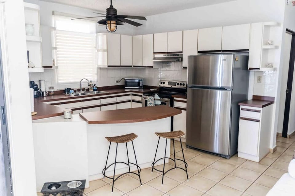Fully stocked kitchen 